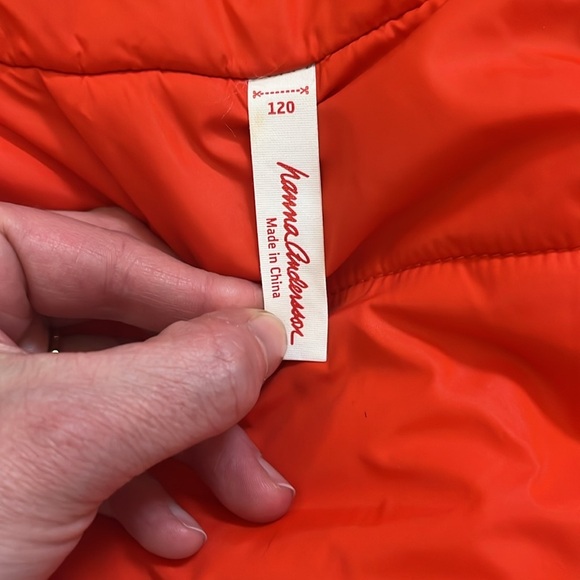 Hanna Andersson Reversible Puffer Vest Size 120 - Picture 8 of 14